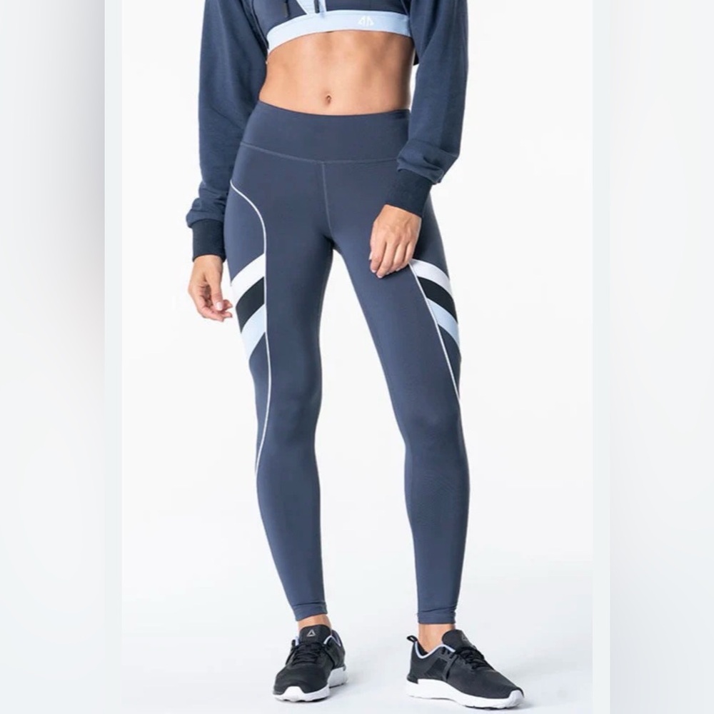 Athena Women's Navy and White Leggings
